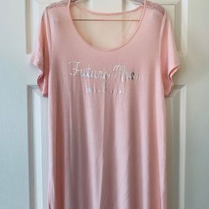 ‘Future Mrs.’ sleep t shirt/ nightie size XL